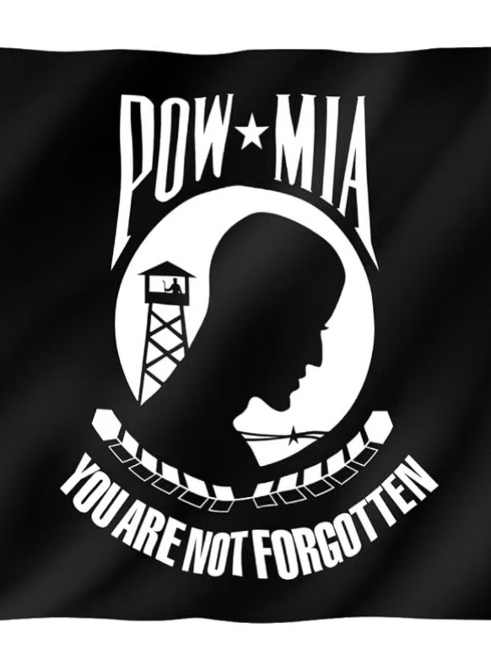 POW•MIA Black Flag - You Are Not Forgotten